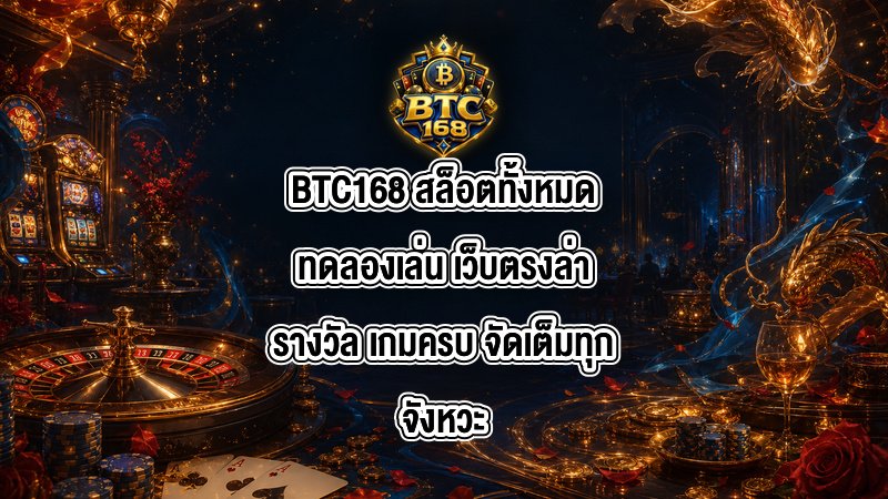 BTC168 สล็อตทั้งหมดทดลองเล่น
